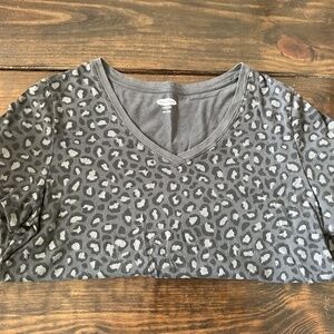Old Navy Everywear Cheetah Print Tee